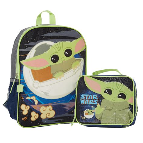 baby yoda metal lunch box|Baby Yoda backpacks for school.